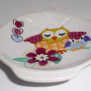 Owl Teabag Rest Design 3