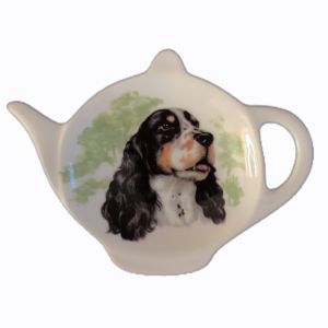 springer spaniel teabag rest