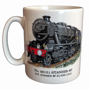 Stanier Steam Engine Mug