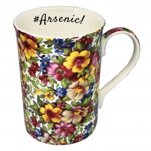 personalised floral mug
