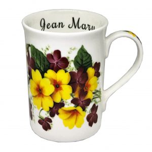 Personalised Primrose China Mug