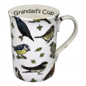 Personalised birds of Britain mug