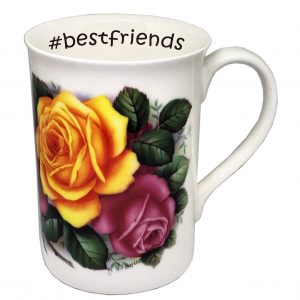personalised rose mug
