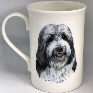 Beardied Collie China Mug