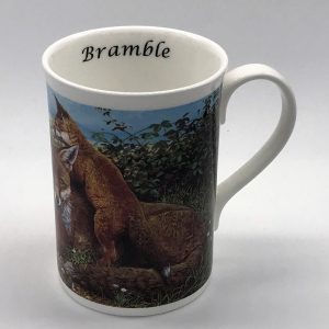 personalised china fox mug