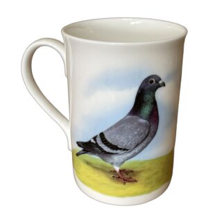 Fine bone china pigeon mug