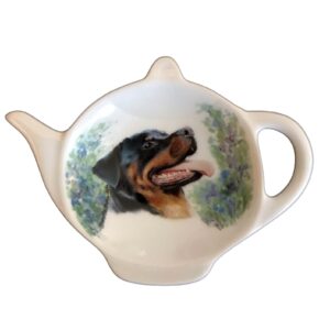 Rottweiler Teabag Rest Tidy