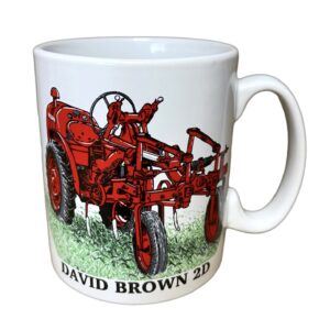 David Brown 2d vintage tractor farming mug