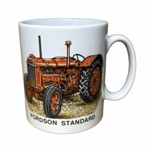 red fordson standard vintage tractor mug