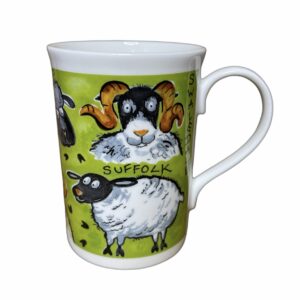 fine bone china sheep coffee mug from Eeksie Peeksie