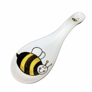 Bee Porcelain Ceramic Spoon Rest