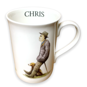 fine bone china shooting hunting mug