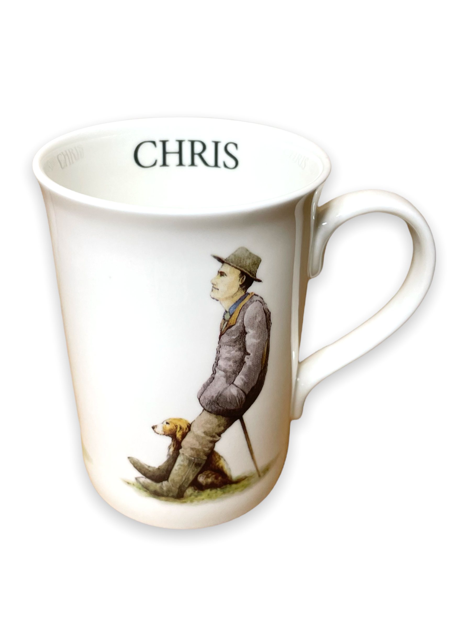 fine bone china shooting hunting mug