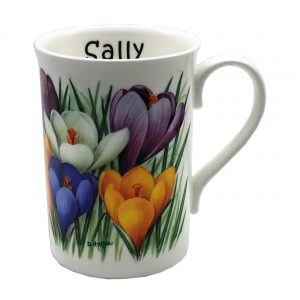 personalised china crocus mug