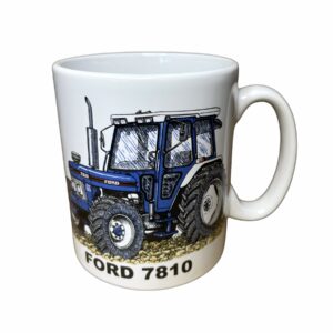 ford 7810 vintage tractor mug