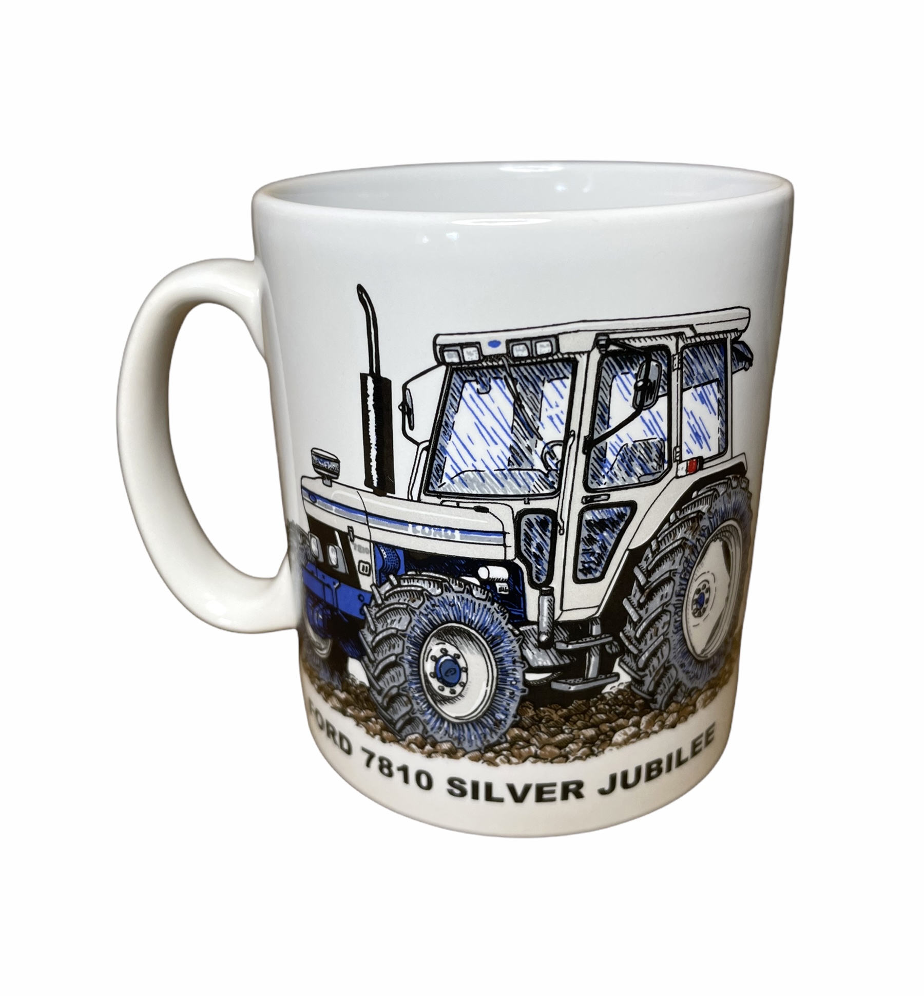 Ford 7810 Silver Jubilee Vintage Tractor Mug
