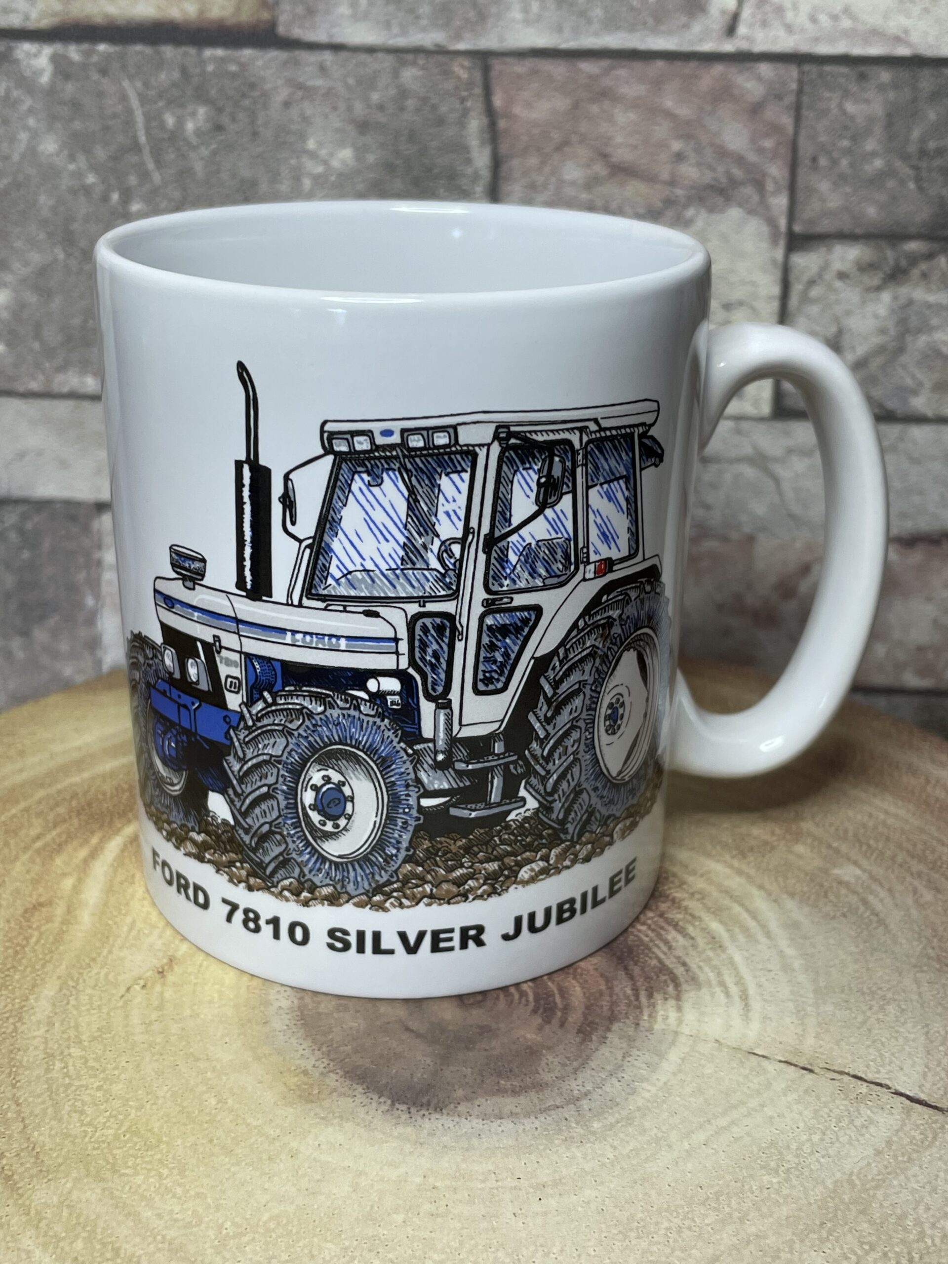 Ford 7810 Silver Jubilee Vintage Tractor Mug