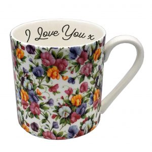 Large Sweet Pea China Mug