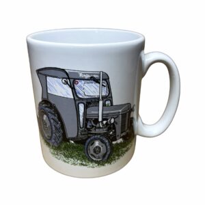 TE20 Grey Ferguson With Cab Vintage Tractor Mug