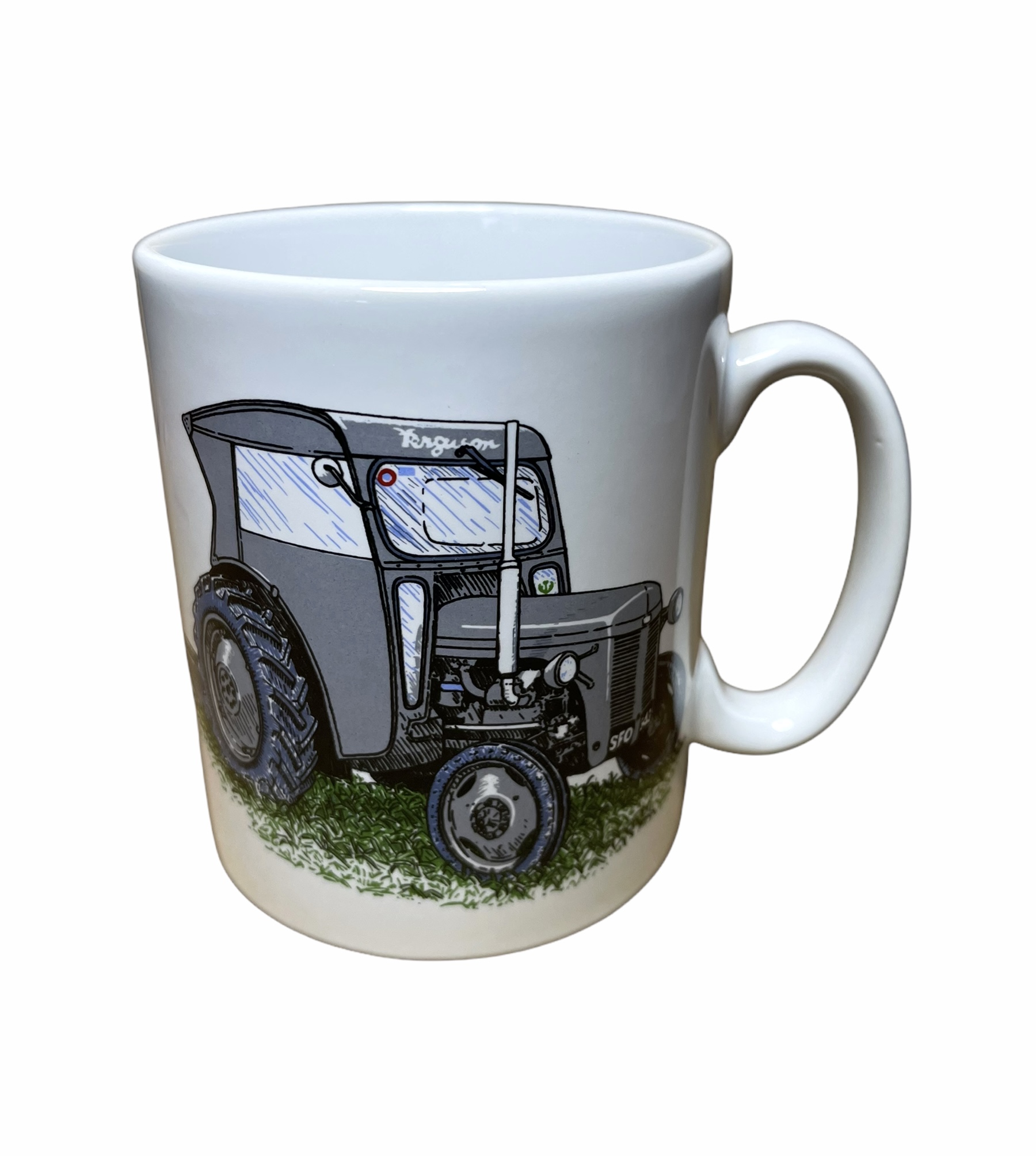TE20 Grey Ferguson With Cab Vintage Tractor Mug