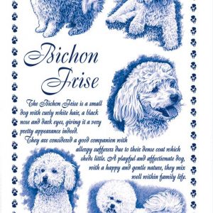 Bichon Frise Tea Towel