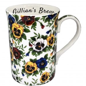 Pansy Chintz Flower Mug