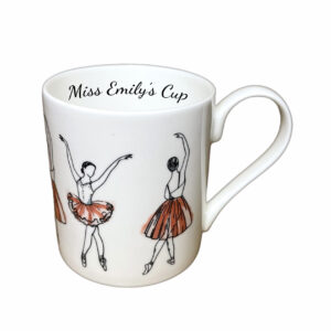 fine bone china ballet mug
