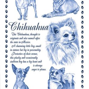 Chihuahua tea towel