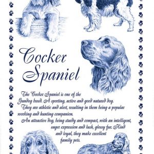 Cocker Spaniel Tea Towel