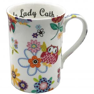 personalised owl mug
