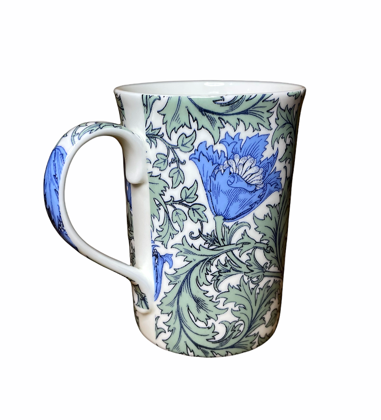 William Morris Blue Anemone Fine Bone China Mug