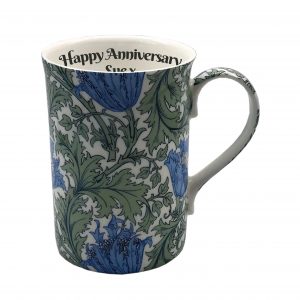 William Morris style anemone Mug