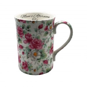 personalised floral chintz mug