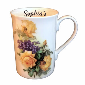 personalised vintage china mug