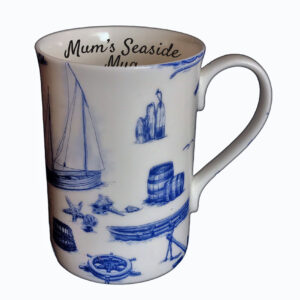 nautical themed china mug