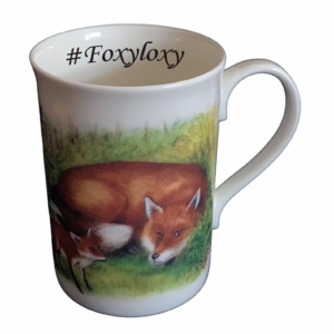 personalised china fox mug