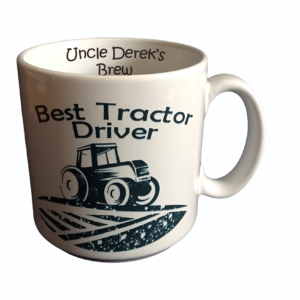 best tractor driver stoneware mug