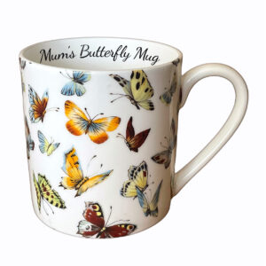 butterfly china pint mug