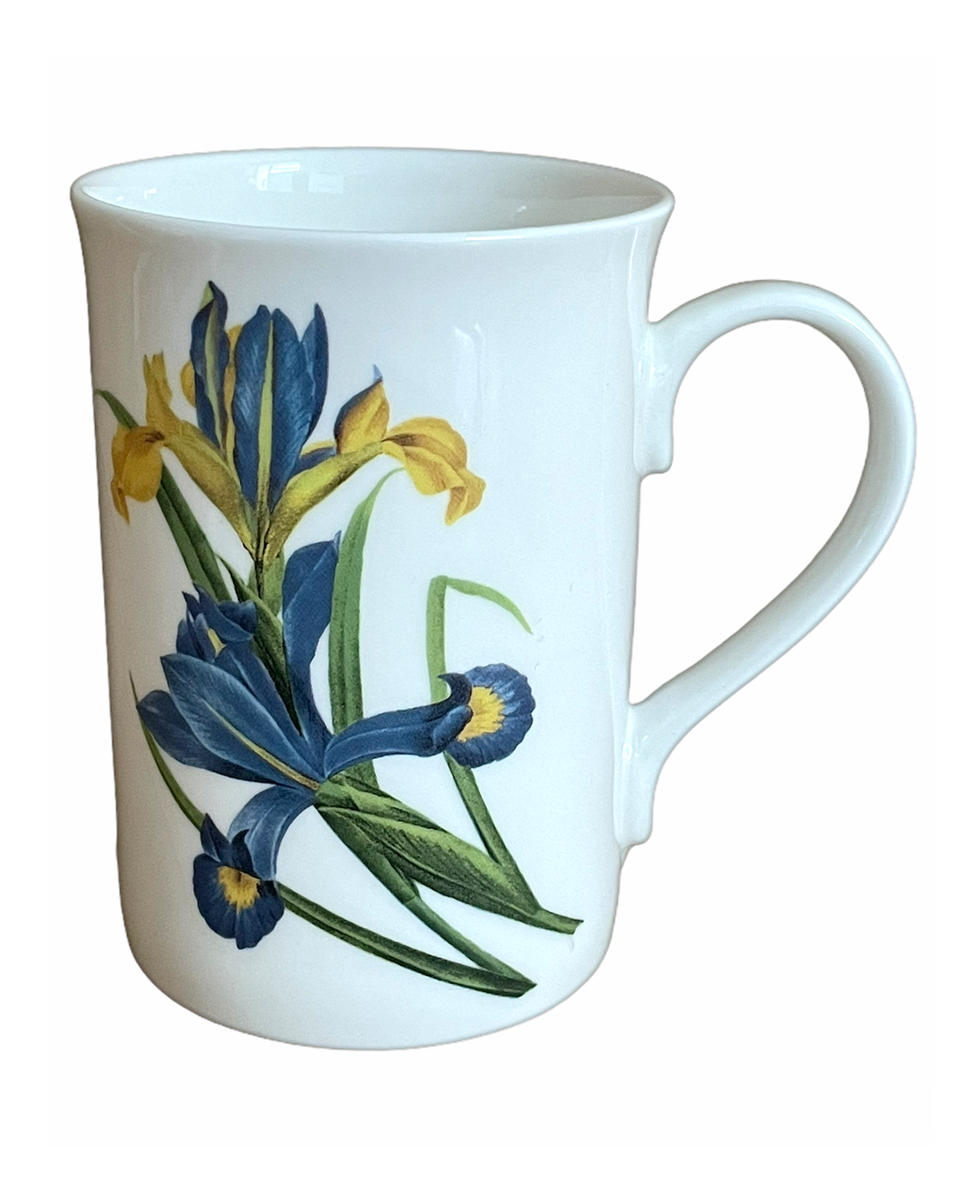 Iris fine bone china message mug