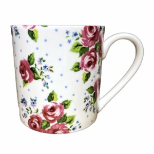 large floral china pint mug