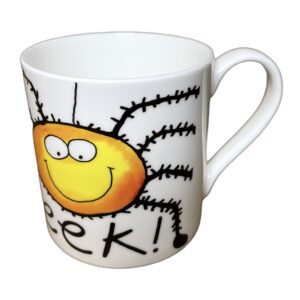 large chunky fine bone china spider mug