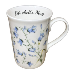 Bluebell harebells fine bone china personalised mug
