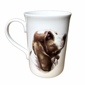 basset hound personalised coffee mug