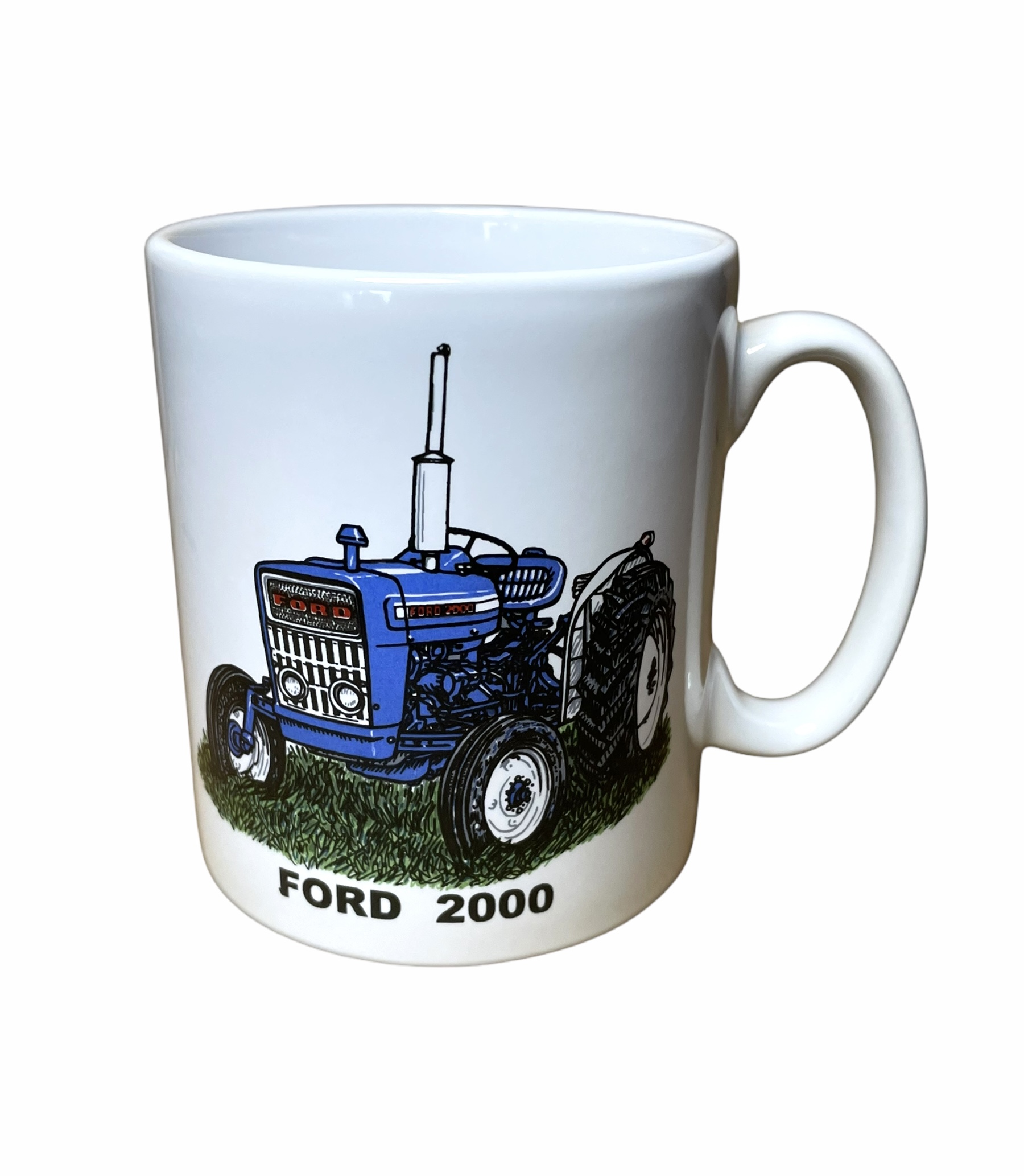 ford 2000 vintage tractor mug