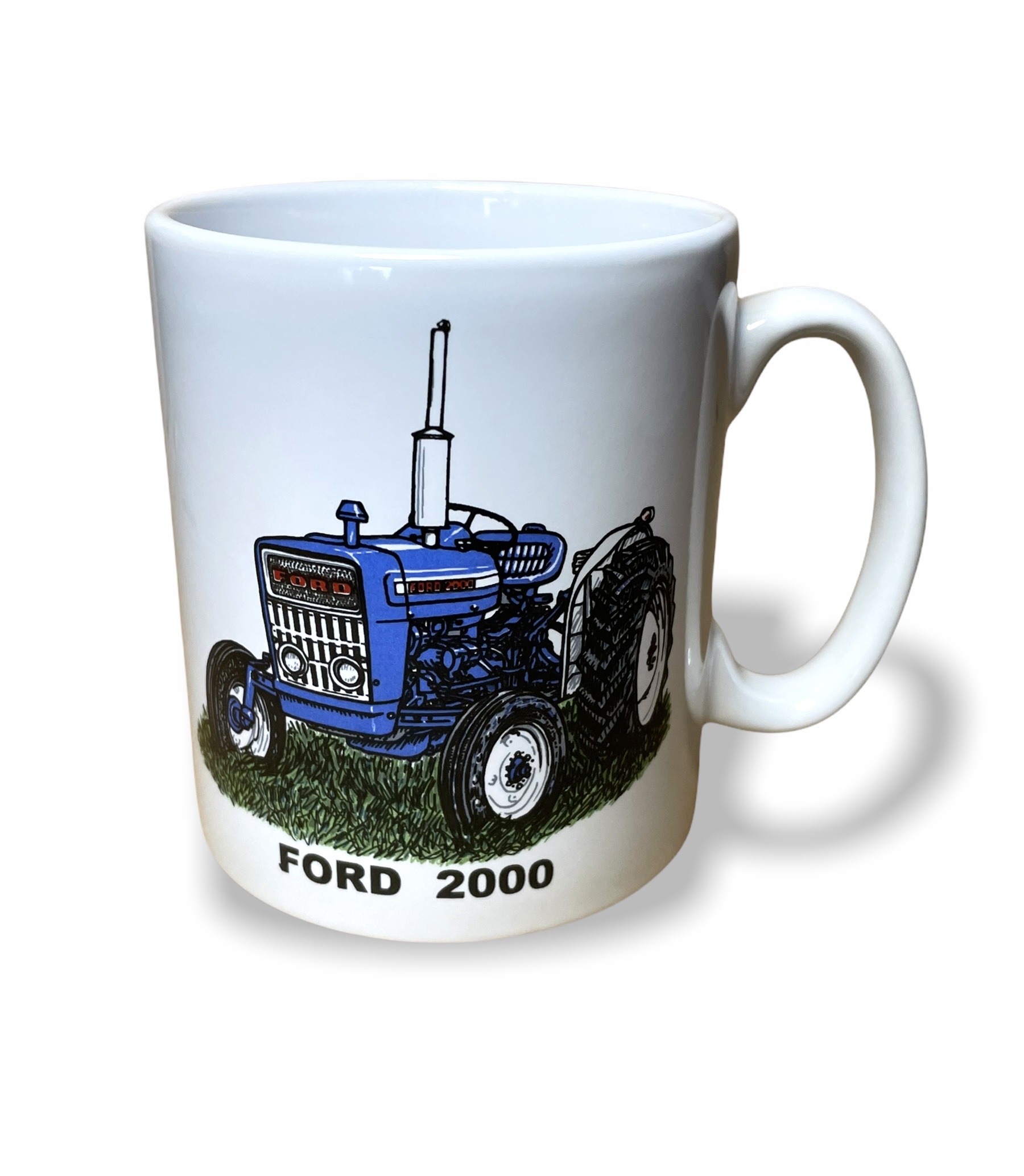 ford 2000 vintage tractor mug