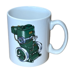 Bamford EGK Stationary Engine stoneware mug