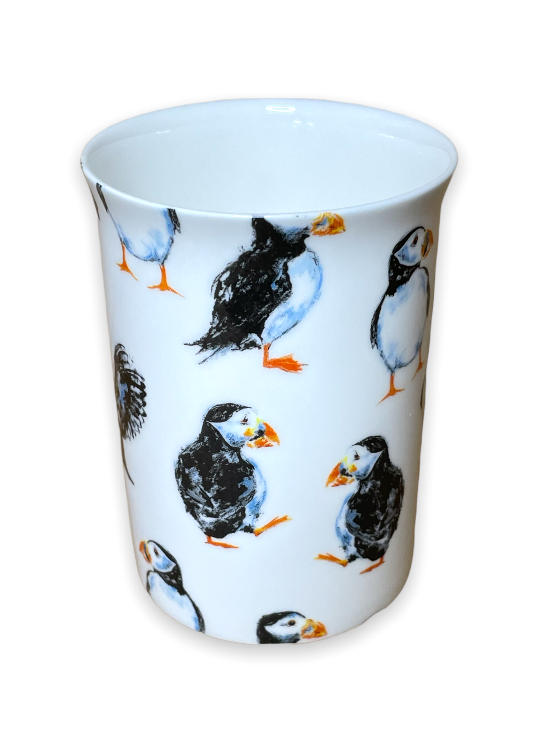 Personalised Fine Bone China Puffin Chintz Mug - Image 4