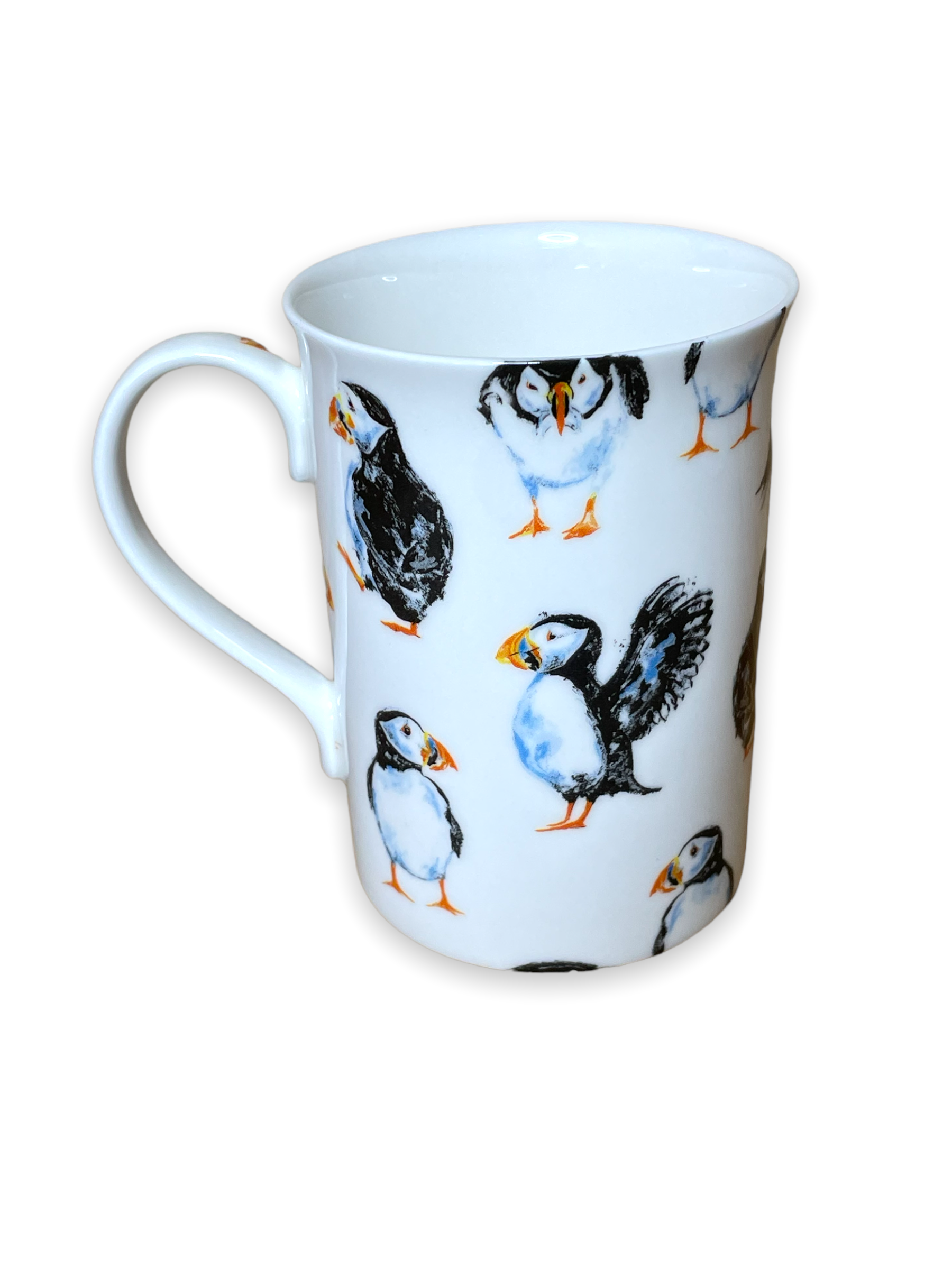 Personalised Fine Bone China Puffin Chintz Mug - Image 3