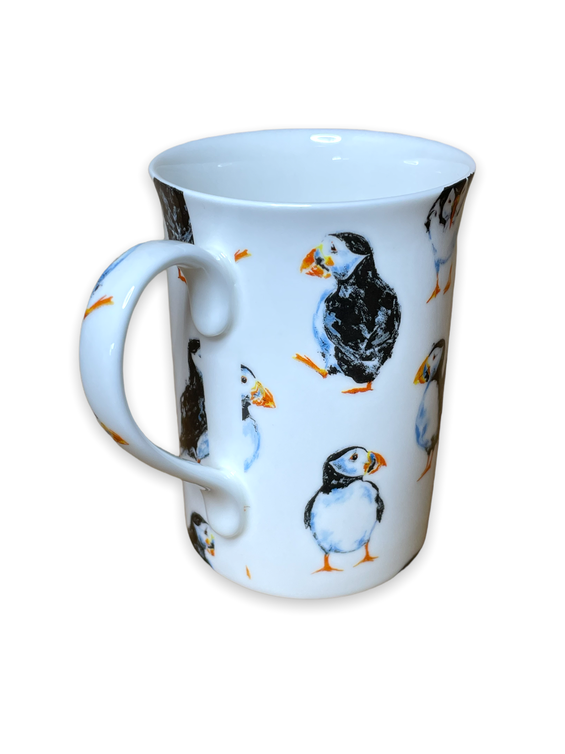 Personalised Fine Bone China Puffin Chintz Mug - Image 2