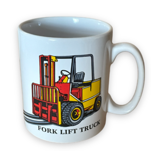 Fork Lift Truck Stoneware Mug
